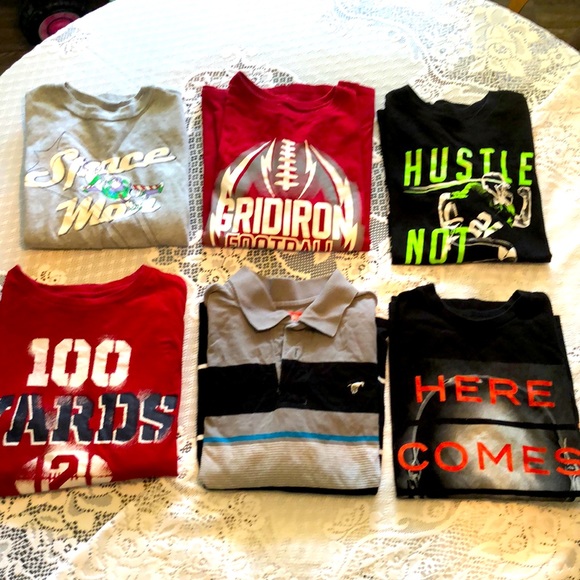 The Children's Place Other - 6 Boys bundle long sleeved shirts L 10/12